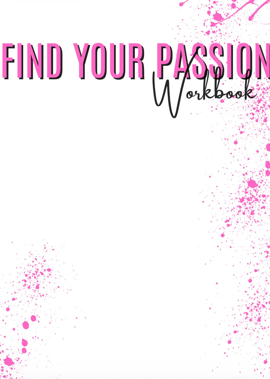 The Find Your Passion Workbook🌸